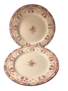 J & G Meakin English chinaware "Kew" (2) dinner plates - Picture 1 of 7