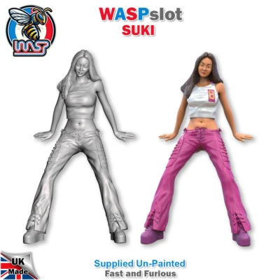 Suki Fast and Furious Unpainted Figure 1:24 Scale Wasp S 24 - Image 1 of 2