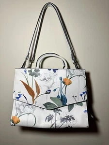 Fiorelli Cream Faux Leather Botanical Handbag/Satchel - Picture 1 of 11