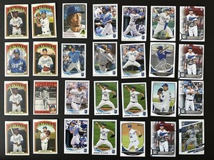 Huge KANSAS CITY ROYALS - 70+ Card Lot - Topps,  Topps Heritage and more  !!!