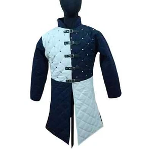 Mittelalterliches Gambeson, gestepptes Gambeson, historisches Ereignis Kostüm - Bild 1 von 6
