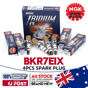 OEM 4pcs NGK 2667 BKR7EIX Iridium IX Spark Plugs For AUDI A3 A4 A5 A6 VOLKSWAGEN - Picture 1 of 14