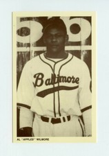 #TN233285 AL APPLES WILMORE Limited Edition Negro League Baseball Card