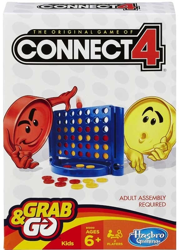 Connect 4 Grab and Go Game - Travel Game Size NEW - Image 1 of 1