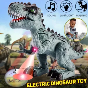 Kinder Spielzeug Tyrannosaurus Dinosaurier Rex Dino mit Gehen Brüllen Licht DHL - Bild 1 von 12