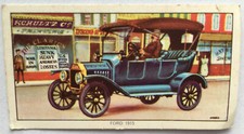 KELLOGGS TRADE CARDS 1962: Veteran Motor Cars No 14 FORD 1915 