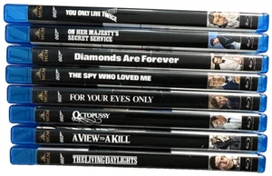 JAMES BOND 8 MOVIE COLLECTION on 8-DISC Blu-Ray + 6 Connery Bond 4K Digital HD's - Picture 1 of 15