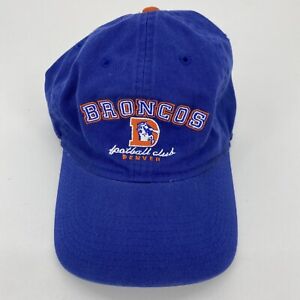 Denver Broncos Reebok Adjustable NFL Football Cap Hat Blue Orange Retro