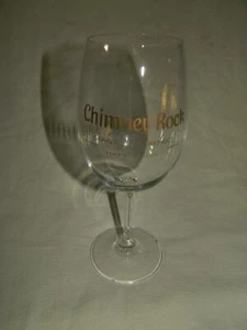 Chimney Rock Winery Stags Leap District Napa CA Logo Wine Glass Free Ship - Picture 1 of 4