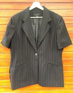 Ellen Tracy Pinstripe Blazer - Size 16 - Picture 1 of 3