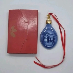 Bing & Grondahl 2003 Annual Porcelain Drop Christmas Ornament Boxed - Picture 1 of 12