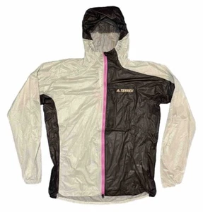 Mens Size Large Adidas 180 Terrex Agravic Rain Jacket 2.5 Layer Gray New $170 - Picture 1 of 8