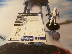 Star Wars Miniatures Imperial Entanglements 22 Snowtrooper Commander - Picture 1 of 1