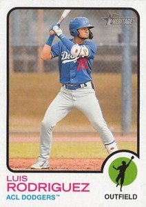 2022 TOPPS HERITAGE MINORS  - LUIS RODRIGUEZ (#206-SP)