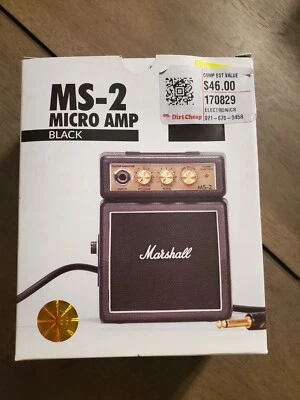Marshall Amplification MS-2 1 x 2" Speaker(s) Amplifier M-MS-2-U - Image 1 of 4