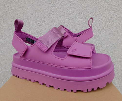 SANDALI UGG MANGOSTEEN GOLDENG PLATFORM CON CINTURINO DONNA US 9 EUR 40 ~NUOVI