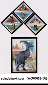 SOMALIA - 1997 PREHISTORIC ANIMALS DINOSAURS SET OF 6-STAMPS & 1M/S MNH - Picture 1 of 1
