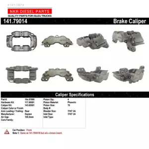 Caliper Semi-Loaded For Isuzu FXR FVR FTR 6HK1 7.8L 2004-2009 Dayton Rh - Bild 1 von 1