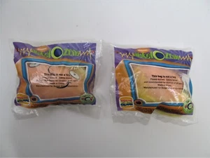 Hey Arnold Nickel-O-Zone Head Plush Burger King Kids Club Toy Lot of 2 Vtg 1998 - Picture 1 of 6