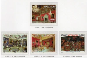 Monaco 2001 Y&TN°2310 à 3213 Palais de Monaco série 4 timbres neufs MNH /Almo1 - Picture 1 of 1