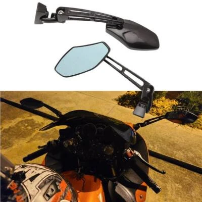 Black Motorcycle Rearview Mirrors For Suzuki GSXR600 GSXR750 GSXR1000 GSXR1100 - Image 1 of 4