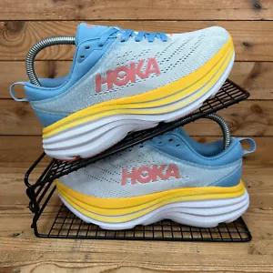 Hoka One One Turnschuhe Damen Größe UK 4,5 Bondi 8 Sommer blau Marathon Laufschuhe - Bild 1 von 12