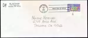 US. 3559. 34c. Lunar Year of Horse. Size 23: 9 1/2" x 4 1/8" FDC. 2002 - Picture 1 of 1