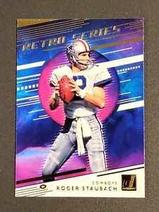 2020 Donruss Roger Staubach Retro Series #RS-RS Dallas Cowboys HOF Football Card - Picture 1 of 2
