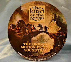 DER HERR DER RINGE WERBEAUFKLEBER SOUNDTRACK ALBUM 8 ZOLL. RUND - Bild 1 von 3