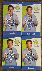 Lot of 4 Bill Nye the Science Guy VHS Pre-Owned - Picture 1 of 3