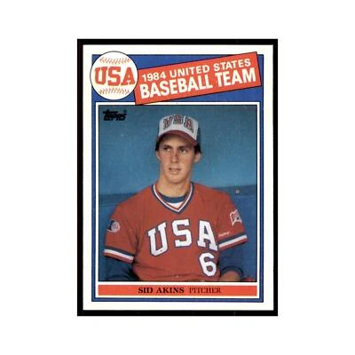 1985 Topps Sid Akins Baseball Cards #390 - Image 1 of 3
