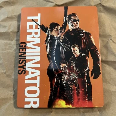 Terminator Genisys (Steelbook) Blu Ray Steelbook Action Horror Machine Robots - Image 1 of 3