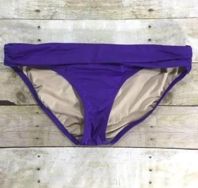 NUEVO J. BIKINI DOBLE PLEGABLE 59629 PANTALONES DE BAÑO PTH PÚRPURA TALLA M MEDIANO Foto 1 de 2