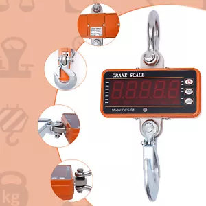 500/1000/3000/5000 kg Kranwaage Industriewaage Hängewaage Crane Scale mit Akku - Bild 1 von 54