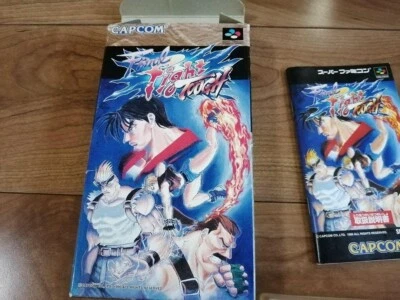 Final Fight Tough Nintendo Super Famicom Cassette with Case Manual Used #71 - Image 1 of 3