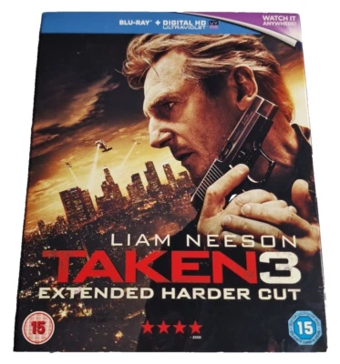 Taken 3 - Extended Harder Cut (Blu-ray, 2015) 20th Century Fox F1-BOGB6284307001 - Image 1 of 4