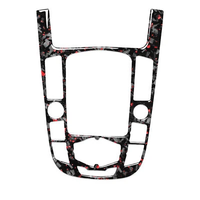 Genuine Carbon Fiber Gear Shift Lever Panel Trim for Audi A4 B8 S4 RS4 2009-2012 - Image 1 of 4