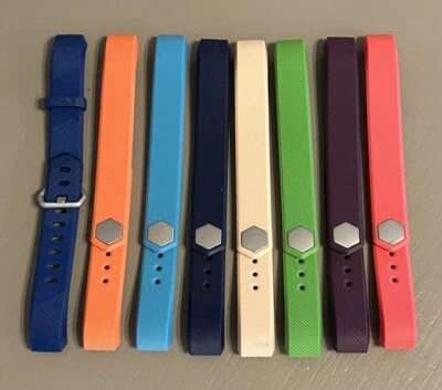 Alta & Alta HR Fitness Watch Bands Lot (8 different colors 5.5-6.7" sm.) - Image 1 of 2