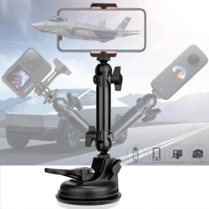 Heavy-Duty Suction Cup Car Mount w/ Adjustable Ball Head for Phone & Action Cam! - Picture 1 of 8