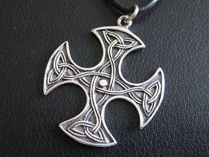 Keltischer Knoten 925'er Silber Kettenanhänger Kreuz Keltenknoten / KA 832.2 - Bild 1 von 7