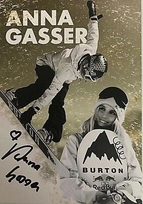 Anna Gasser, ÖSTERREICH, SNOWBOARD, sign. AK *GOLD WM 2023*BIG AIR* - Bild 1 von 2