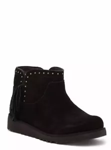 New UGG Australia Kids Girls K Cindy Studded Water Resistant Black Boot Bootie 6 - Picture 1 of 3