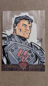 Cryptozoic DC Comics Superman: The Legend Sketch 1/1 Hand Drawn - Picture 1 of 6