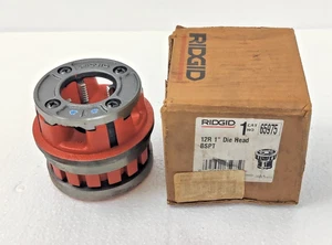 Ridgid 65975 12R 1' BSPT Exposed Manual Ratchet Threader Die Head - Picture 1 of 5