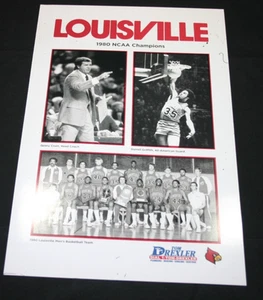 Louisville Cardinals Basketball 1980 Gedenkplakat Darrell Griffith - Bild 1 von 1