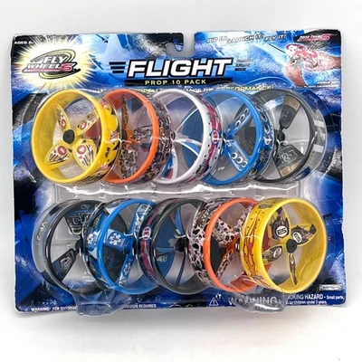 Paquete de 10 Fly Wheels Flight Prop 2006 Road Champ Auto Skate Flight Jakks Pacific Foto 1 de 4