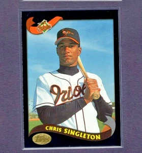 2002/2003 TOPPS KANEBO JAPAN RARE BLACK PARALLEL #27 CHRIS SINGLETON ORIOLES SSP - Picture 1 of 2