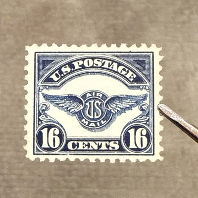USA Scott # C5 XF OG NH MNH OG 16c Air Mail BOB US Stamp Cat $200.00  X93 - Image 1 of 3