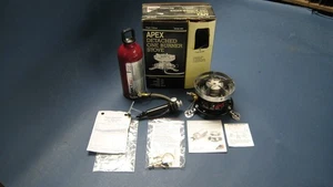 Stufa da campeggio vintage Coleman Peak 1 Apex 450 con scatola NOS? Completo ed eccellente - Foto 1 di 21