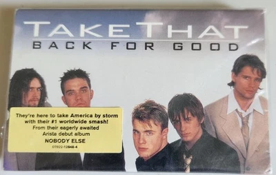 Take That Back For Good 1995 Arista Cassette Single With Hype Sticker NIP  - Image 1 of 2